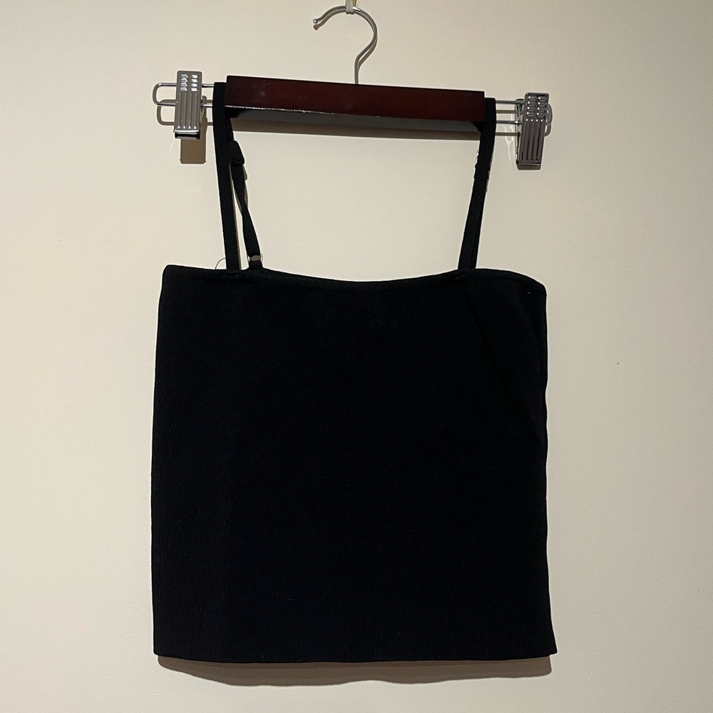 LF Seek the Label Black Crop Top